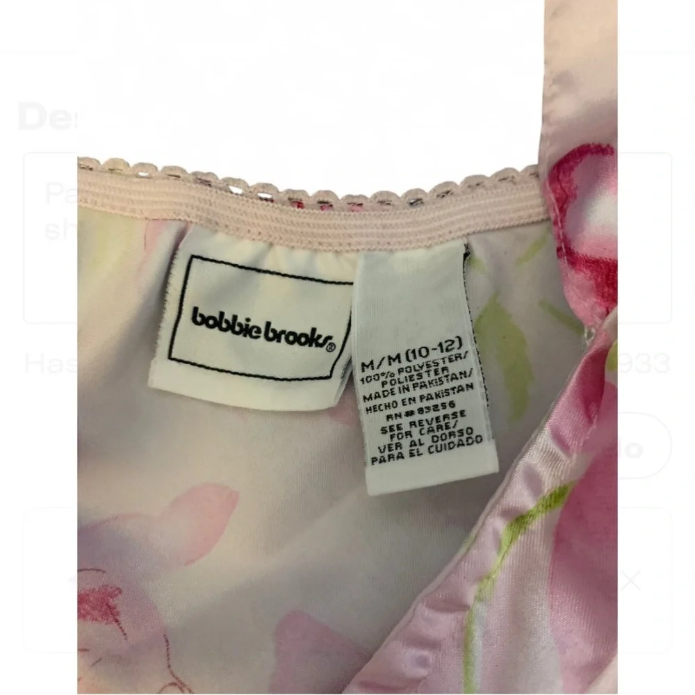 Bobbie Brooks Pink Floral Pajama Set